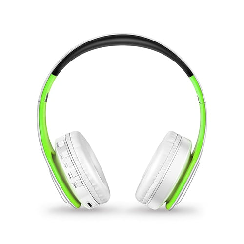 Colorful Bluetooth Headphones / White-blue