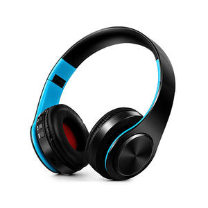Colorful Bluetooth Headphones / Black-blue